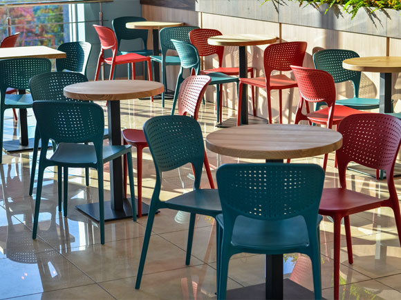 Custom plastic chairs