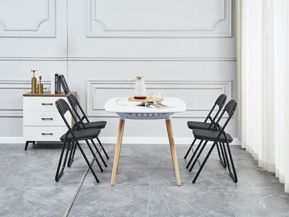 Rocking tables and chairs in home scene