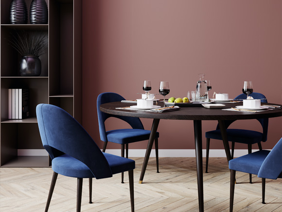 Dinning chairs and tables in home scene