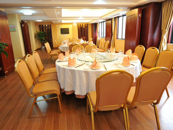Banquet Chairs in restaurant scene