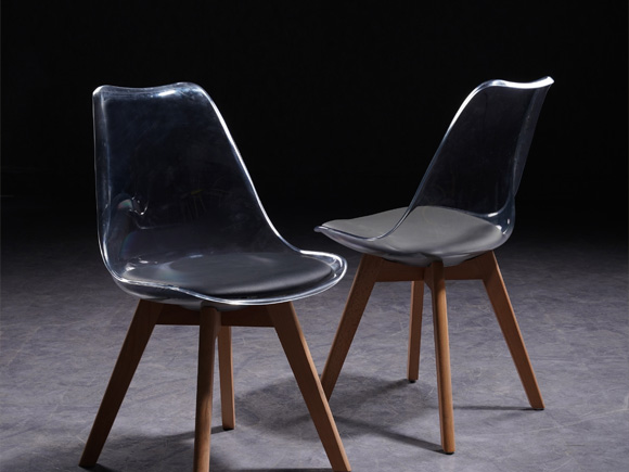 A pair of Acrylic Chair