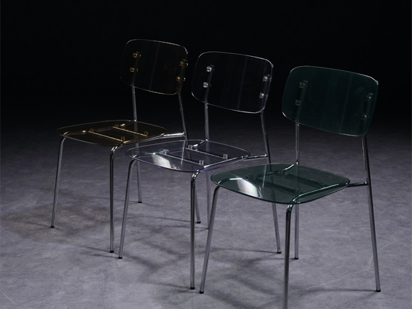 A row of Acrylic Chair