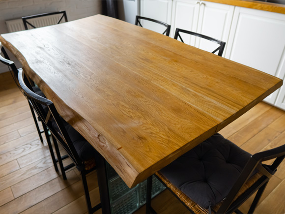 Wooden long table