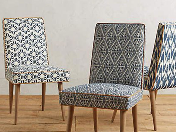 Custom Chair Manufacturing Company, Anthropologie Dining Chairs Used