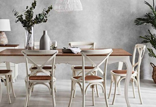 Cross Back Dining Chairs