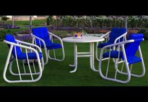 PVC patio furniture