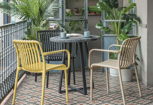 Plastic dining chairs