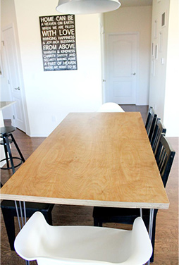 Plywood Dining Table