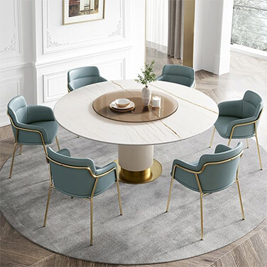 Round dining table 5 seater