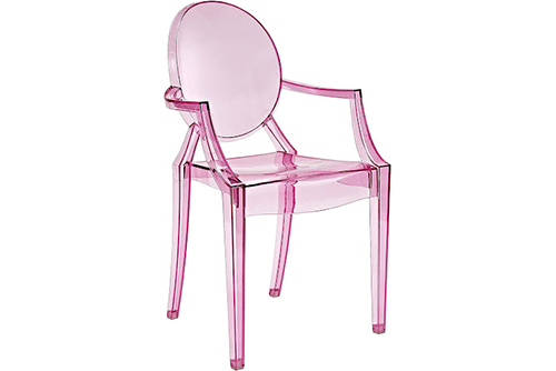 Colored acrylic chair