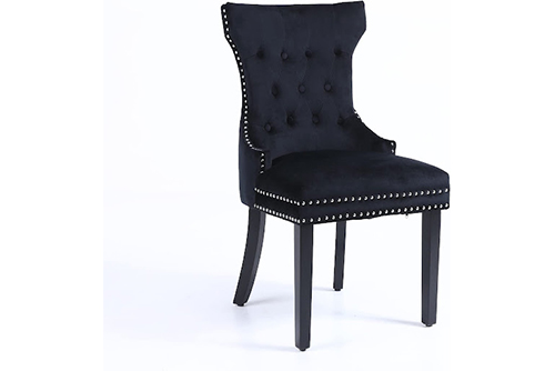 Luxury velvet chair