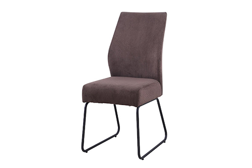 Rocket Metallic Fabric Dining Chairs 1