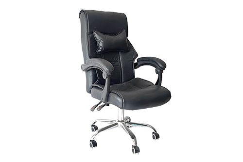 Black Leather Boss Office Chair