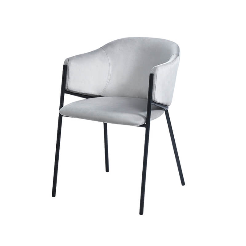 Silver dining chair